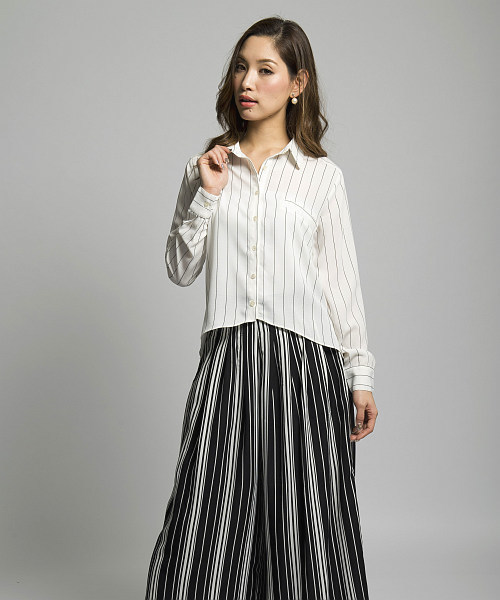 MILLION CARATS（ミリオンカラッツ）の「【2017SPRING】パターンブラウス[DRESS/ドレス]（シャツ/ブラウス・レディース・オフホワイト/ブラック/マルチ・MEDIUM/SMALL）」の8枚目の写真