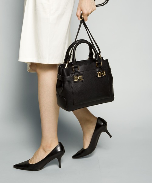 PLAIN CLOTHING（プレーンクロージング）の「ハンドバッグ【PLAIN CLOTHING】（ショルダーバッグ・レディース・グレー/レッド/キャメル/ブラック/アイボリー・FREE）」の22枚目の写真