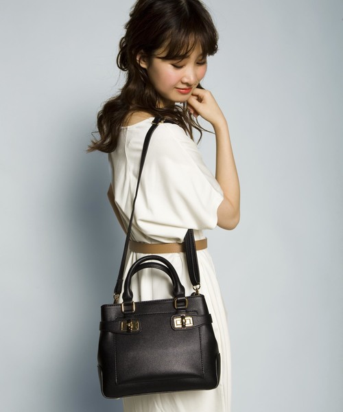 PLAIN CLOTHING（プレーンクロージング）の「ハンドバッグ【PLAIN CLOTHING】（ショルダーバッグ・レディース・グレー/レッド/キャメル/ブラック/アイボリー・FREE）」の15枚目の写真