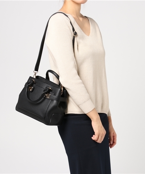 PLAIN CLOTHING（プレーンクロージング）の「ハンドバッグ【PLAIN CLOTHING】（ショルダーバッグ・レディース・グレー/レッド/キャメル/ブラック/アイボリー・FREE）」の14枚目の写真