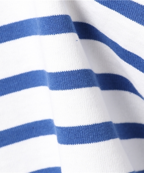 Traditional Weatherwear（トラディショナルウェザーウェア）の「BMB（ビッグマリン ボートネック シャツ）（Tシャツ/カットソー・レディース・ホワイト×ブルー/グレー系その他/ブルー系その他2/ホワイト×ネイビー/ブルー系その他/ベージュ系その他/ブラック×ホワイト/ホワイト×ブラック/ブルー系その他3・SMALL）」の16枚目の写真