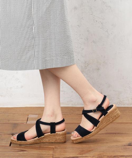 GAIMO（ガイモ）の「[ガイモ]GAIMO BRISA サンダル ◆（サンダル・レディース・ネイビー/シルバー・38/37/36）」の4枚目の写真