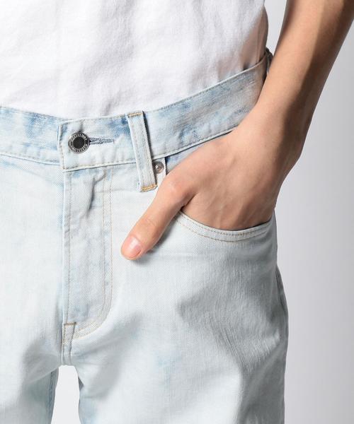 MONKEY TIME（モンキータイム）の「＜monkey time＞ DSTRSD BLEACH DENIM SKINNY/デニムパンツ（デニムパンツ・メンズ・ホワイト・LARGE/MEDIUM/X-LARGE/SMALL）」の5枚目の写真