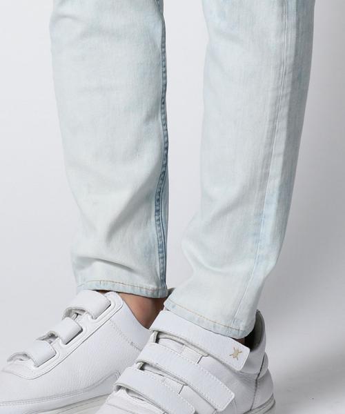 MONKEY TIME（モンキータイム）の「＜monkey time＞ DSTRSD BLEACH DENIM SKINNY/デニムパンツ（デニムパンツ・メンズ・ホワイト・LARGE/MEDIUM/X-LARGE/SMALL）」の9枚目の写真