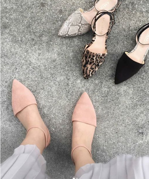 アンクルストラップ付きポインテッドトゥサンダル 1 5cmヒール サンダル サンダル シューズ Mamian マミアン のファッション セール