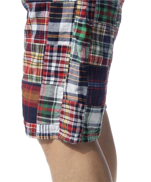 新品タグ付【BEAMS】パッチワークマドラススカート 45270005829_D_1.jpg