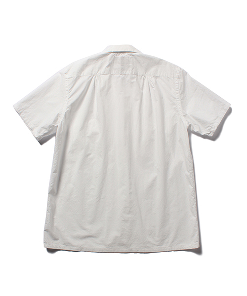 BEAMS PLUS（ビームスプラス）の「BEAMS PLUS / ピマコットン オープンカラー半袖シャツ（シャツ/ブラウス・メンズ・ホワイト・MEDIUM/SMALL/LARGE/X-LARGE）」の8枚目の写真