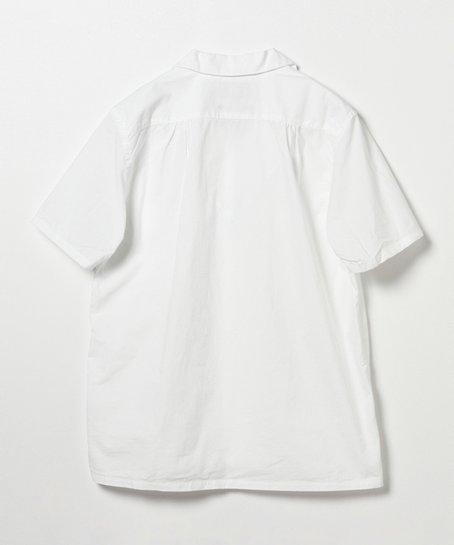BEAMS PLUS（ビームスプラス）の「BEAMS PLUS / ピマコットン オープンカラー半袖シャツ（シャツ/ブラウス・メンズ・ホワイト・MEDIUM/SMALL/LARGE/X-LARGE）」の10枚目の写真