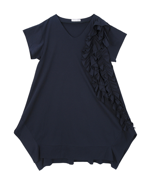 TSUMORI CHISATO（ツモリチサト）の「クリアスムース（ワンピース・レディース・ネイビー/カーキ/オフホワイト・02）」の7枚目の写真