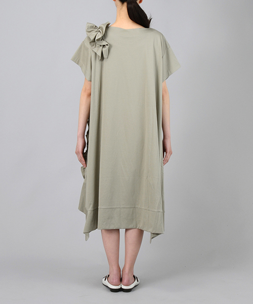 TSUMORI CHISATO（ツモリチサト）の「クリアスムース（ワンピース・レディース・ネイビー/カーキ/オフホワイト・02）」の18枚目の写真