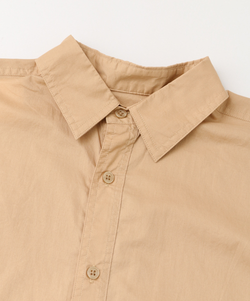 かぐれ（カグレ）の「かぐれ ビッグシャツワンピース（シャツワンピース・レディース・その他1/その他2/ベージュ/ネイビー・FREE）」の9枚目の写真