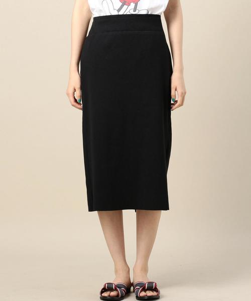 BEAUTY&YOUTH UNITED ARROWS（ビューティーアンドユースユナイテッドアローズ）の「BY リブタイトスカート ◆（スカート・レディース・ブラック/ライトグレー・FREE）」の4枚目の写真