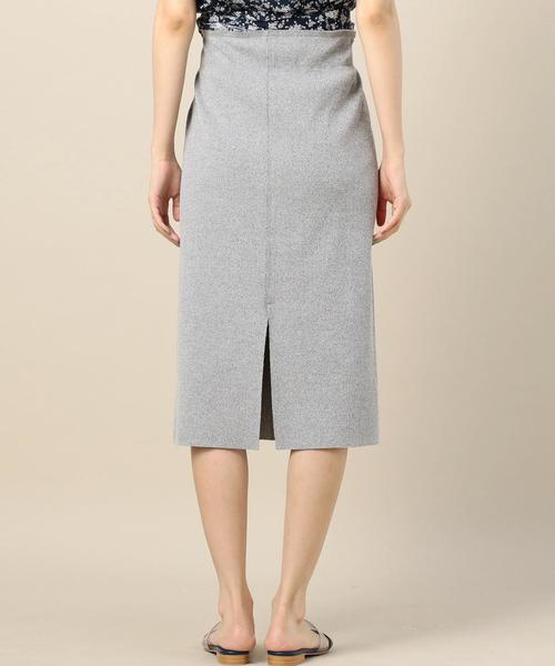 BEAUTY&YOUTH UNITED ARROWS（ビューティーアンドユースユナイテッドアローズ）の「BY リブタイトスカート ◆（スカート・レディース・ブラック/ライトグレー・FREE）」の12枚目の写真