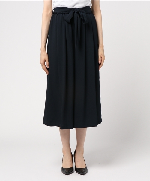 N.（N. Natural Beauty Basic）（エヌエヌナチュラルビューティーベーシック）の「ジョーゼットガウチョパンツ（その他パンツ・レディース・ベージュ系その他/ベージュ/ネイビー/カーキ・MEDIUM）」の5枚目の写真