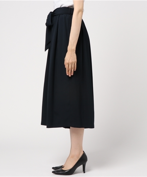 N.（N. Natural Beauty Basic）（エヌエヌナチュラルビューティーベーシック）の「ジョーゼットガウチョパンツ（その他パンツ・レディース・ベージュ系その他/ベージュ/ネイビー/カーキ・MEDIUM）」の6枚目の写真