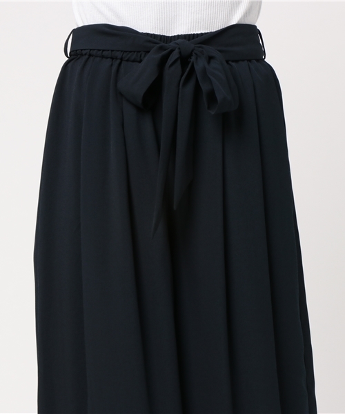 N.（N. Natural Beauty Basic）（エヌエヌナチュラルビューティーベーシック）の「ジョーゼットガウチョパンツ（その他パンツ・レディース・ベージュ系その他/ベージュ/ネイビー/カーキ・MEDIUM）」の8枚目の写真