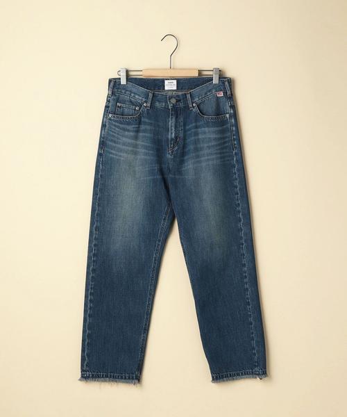 coen(コーエン)の「USAコットンカットオフデニムパンツ(デニムパンツ・レディース・コバルトブルー/ネイビー・SMALL/LARGE/MEDIUM)」の7枚目の写真