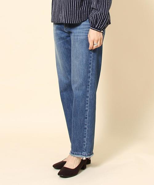 coen(コーエン)の「USAコットンカットオフデニムパンツ(デニムパンツ・レディース・コバルトブルー/ネイビー・SMALL/LARGE/MEDIUM)」の19枚目の写真