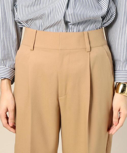 BEAUTY&YOUTH UNITED ARROWS（ビューティーアンドユースユナイテッドアローズ）の「BY ハイウエスト ペグトップパンツ ◆（その他パンツ・レディース・ブラック/ベージュ/レッド/ダークグリーン・MEDIUM/SMALL）」の9枚目の写真