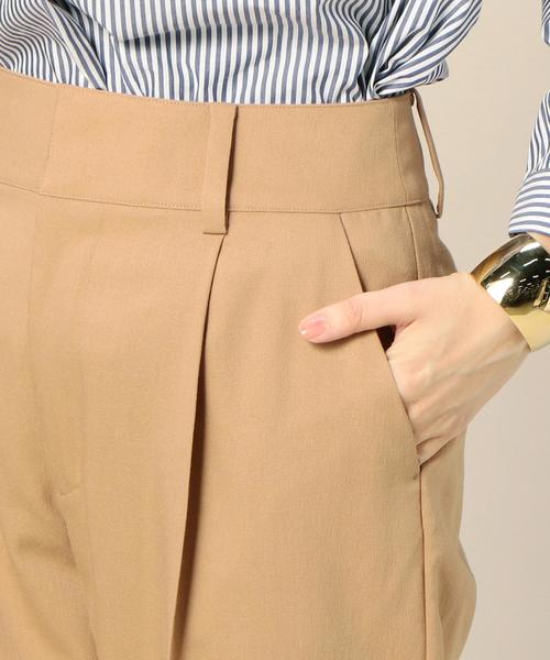 BEAUTY&YOUTH UNITED ARROWS（ビューティーアンドユースユナイテッドアローズ）の「BY ハイウエスト ペグトップパンツ ◆（その他パンツ・レディース・ブラック/ベージュ/レッド/ダークグリーン・MEDIUM/SMALL）」の11枚目の写真