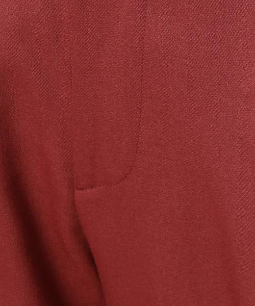 BEAUTY&YOUTH UNITED ARROWS（ビューティーアンドユースユナイテッドアローズ）の「BY ハイウエスト ペグトップパンツ ◆（その他パンツ・レディース・ブラック/ベージュ/レッド/ダークグリーン・MEDIUM/SMALL）」の7枚目の写真