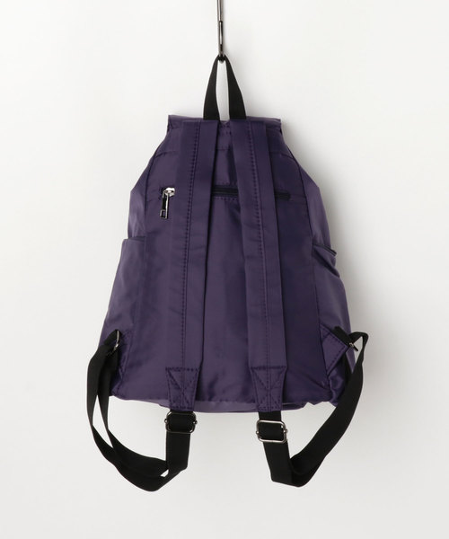 florist（フローリスト）の「シンプルナイロンバッグパック（バックパック/リュック・レディース・カーキ/ネイビー/モカ/ピンク/パープル/ブラック・FREE）」の12枚目の写真