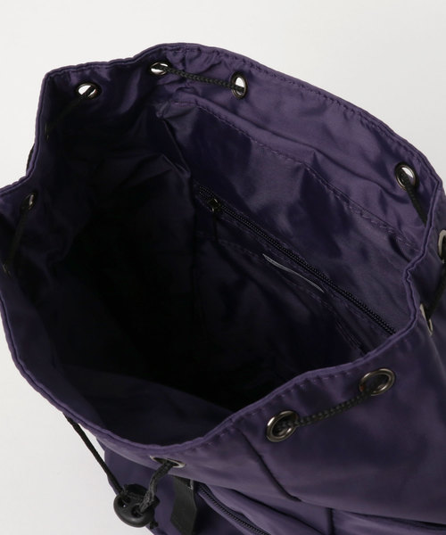 florist（フローリスト）の「シンプルナイロンバッグパック（バックパック/リュック・レディース・カーキ/ネイビー/モカ/ピンク/パープル/ブラック・FREE）」の10枚目の写真