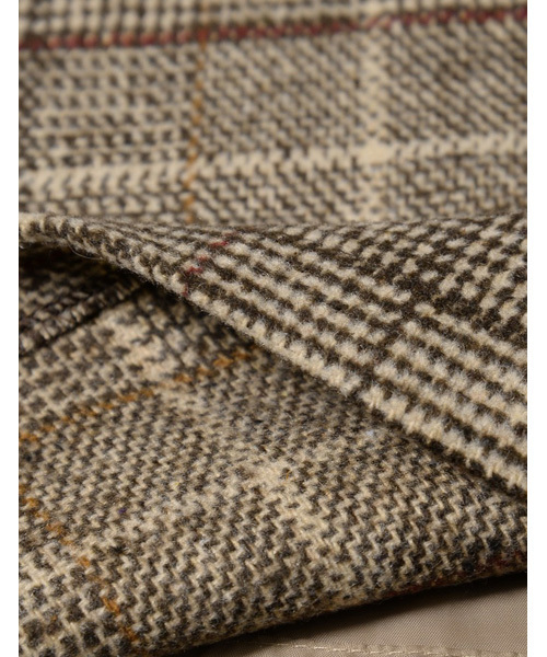 Re:EDIT（リエディ）の「チェック柄サスペンダーワイドパンツ（その他パンツ・レディース・ブラック/ブラウン・LARGE/MEDIUM）」の4枚目の写真