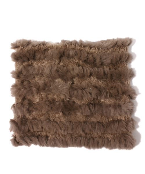 NANO universe（ナノユニバース）の「リアルファーネックウォーマー（ネックウォーマー/スヌード・メンズ・グレー/ブラウン・FREE）」の3枚目の写真