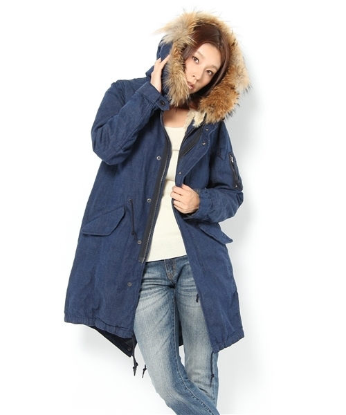 AMERICAN RAG CIE（アメリカンラグシー）の「デニムモッズコート