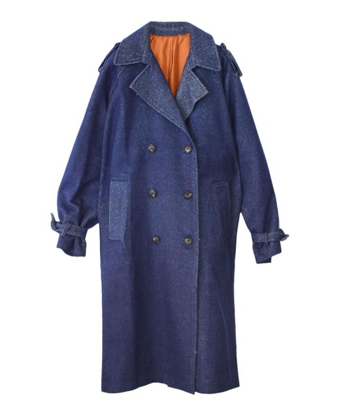 Ameri（アメリ）の「TWEED TRENCH COAT（トレンチコート）」 - WEAR