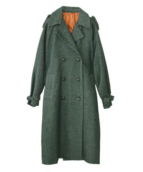 Ameri（アメリ）の「TWEED TRENCH COAT（トレンチコート）」 - WEAR