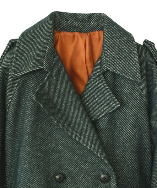 Ameri（アメリ）の「TWEED TRENCH COAT（トレンチコート）」 - WEAR