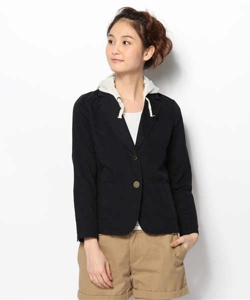 earth music&ecology(アースミュージックアンドエコロジー)の「2Way Tailor/LJK(テーラードジャケット・レディース・ネイビー・SMALL/MEDIUM)」の14枚目の写真