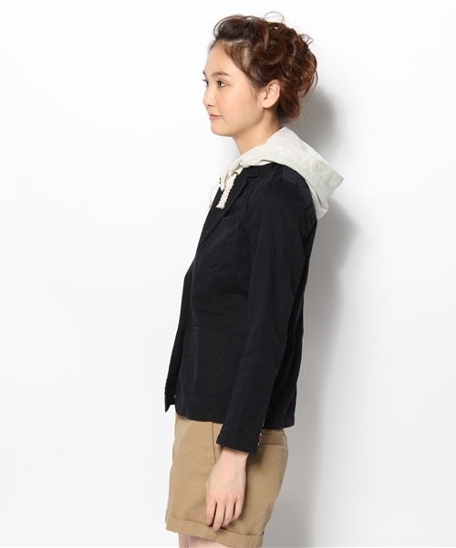 earth music&ecology(アースミュージックアンドエコロジー)の「2Way Tailor/LJK(テーラードジャケット・レディース・ネイビー・SMALL/MEDIUM)」の3枚目の写真