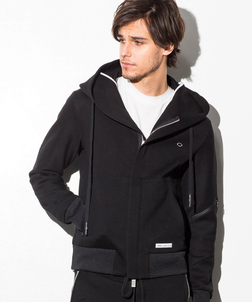 CDM BY CARPEDIEM（シーディーエムバイカルペディエム）の「CDM BY CARPEDIEM(シーディーエム バイ カルペディエム)テックフィールドジャケット/パーカー（パーカー・メンズ・ホワイト/ブラック・SMALL/MEDIUM/LARGE）」の2枚目の写真