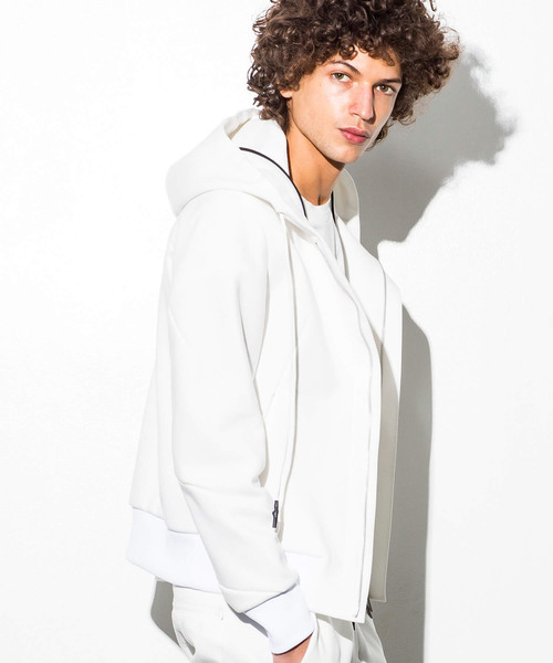 CDM BY CARPEDIEM（シーディーエムバイカルペディエム）の「CDM BY CARPEDIEM(シーディーエム バイ カルペディエム)テックフィールドジャケット/パーカー（パーカー・メンズ・ホワイト/ブラック・SMALL/MEDIUM/LARGE）」の7枚目の写真