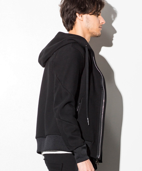 CDM BY CARPEDIEM（シーディーエムバイカルペディエム）の「CDM BY CARPEDIEM(シーディーエム バイ カルペディエム)テックフィールドジャケット/パーカー（パーカー・メンズ・ホワイト/ブラック・SMALL/MEDIUM/LARGE）」の4枚目の写真