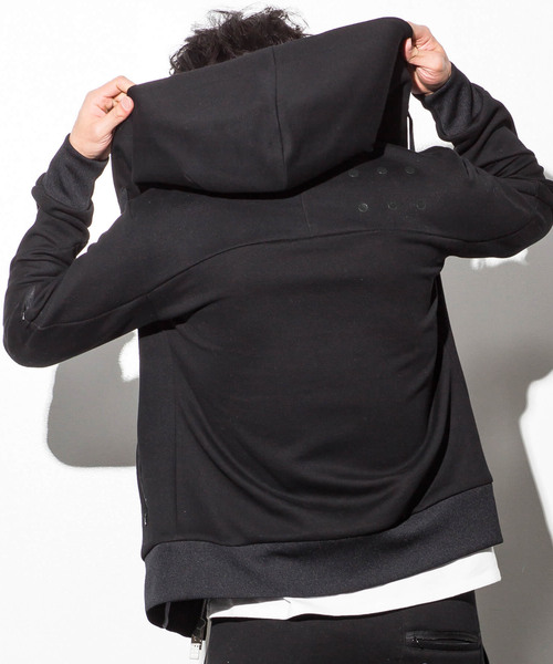 CDM BY CARPEDIEM（シーディーエムバイカルペディエム）の「CDM BY CARPEDIEM(シーディーエム バイ カルペディエム)テックフィールドジャケット/パーカー（パーカー・メンズ・ホワイト/ブラック・SMALL/MEDIUM/LARGE）」の5枚目の写真