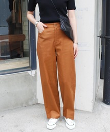 麻混チノストレートパンツ◆