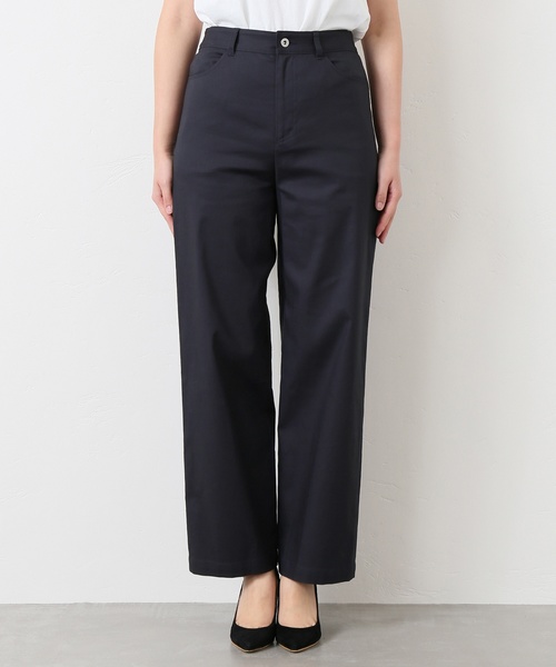 SLOBE IENA（スローブイエナ）の「麻混チノストレートパンツ◆（チノパンツ・レディース・キャメル/イエロー/ネイビー・36/40/38）」の7枚目の写真