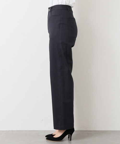 SLOBE IENA（スローブイエナ）の「麻混チノストレートパンツ◆（チノパンツ・レディース・キャメル/イエロー/ネイビー・36/40/38）」の8枚目の写真