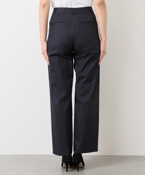 SLOBE IENA（スローブイエナ）の「麻混チノストレートパンツ◆（チノパンツ・レディース・キャメル/イエロー/ネイビー・36/40/38）」の9枚目の写真