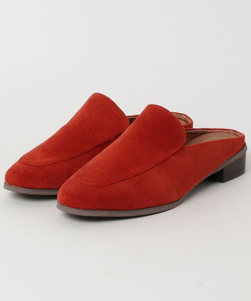 SEVENDAYS=SUNDAY(セブンデイズサンデイ)の「EBLOUNA スクエアトゥミュール(パンプス・レディース・ベージュ/ブラック/オレンジ・L/M)」の3枚目の写真