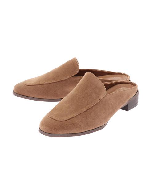 SEVENDAYS=SUNDAY(セブンデイズサンデイ)の「EBLOUNA スクエアトゥミュール(パンプス・レディース・ベージュ/ブラック/オレンジ・L/M)」の5枚目の写真