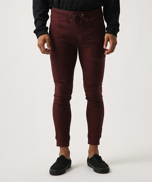 AZUL by moussy（アズールバイマウジー）の「ストレッチ裏起毛裾リブパンツ（その他パンツ・メンズ・ブラック/杢グレー/ボルドー・X-LARGE/SMALL/X-SMALL/MEDIUM/LARGE）」の6枚目の写真