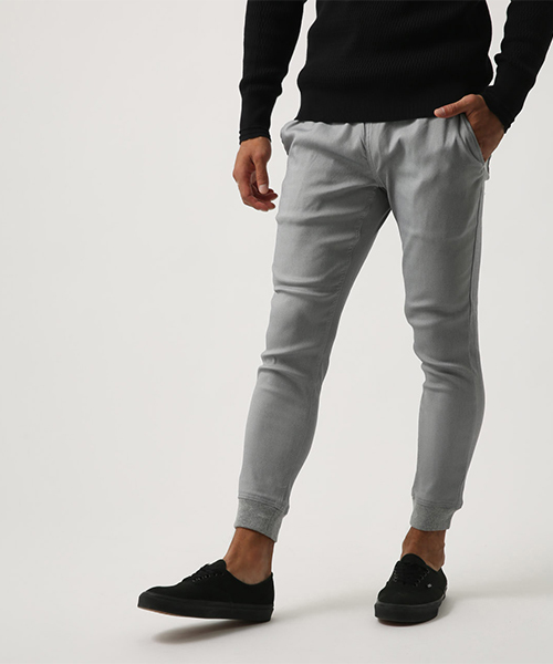 AZUL by moussy（アズールバイマウジー）の「ストレッチ裏起毛裾リブパンツ（その他パンツ・メンズ・ブラック/杢グレー/ボルドー・X-LARGE/SMALL/X-SMALL/MEDIUM/LARGE）」の14枚目の写真