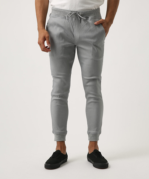 AZUL by moussy（アズールバイマウジー）の「ストレッチ裏起毛裾リブパンツ（その他パンツ・メンズ・ブラック/杢グレー/ボルドー・X-LARGE/SMALL/X-SMALL/MEDIUM/LARGE）」の5枚目の写真