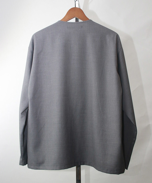 Confirm(コンファーム)の「Confirm / コンファーム ノーカラーZIPジャケット(ノーカラージャケット・メンズ・ブラック/グレー・M/L)」の11枚目の写真