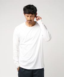 MAJESTIC HOMME クルーネック長袖プルオーバー